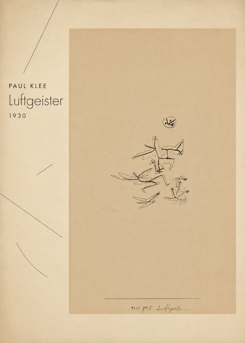 Paul Klee Luftgeister No2 - Juliste