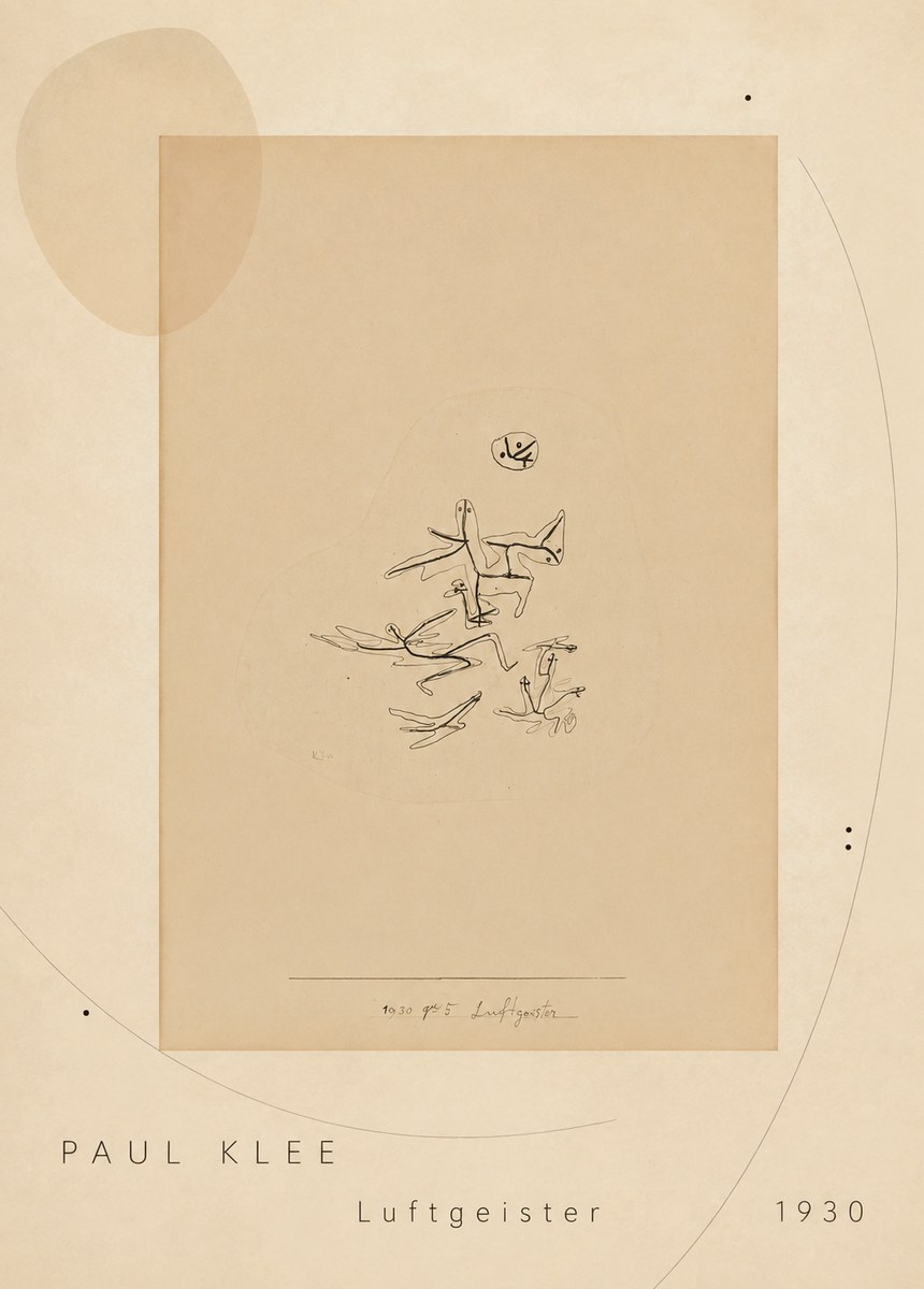 Paul Klee Luftgeister No5 - Juliste