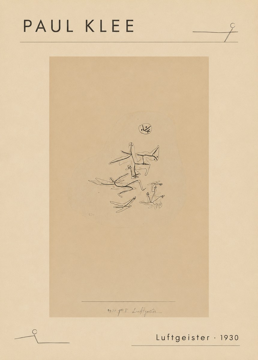 Paul Klee Luftgeister No6 - Juliste
