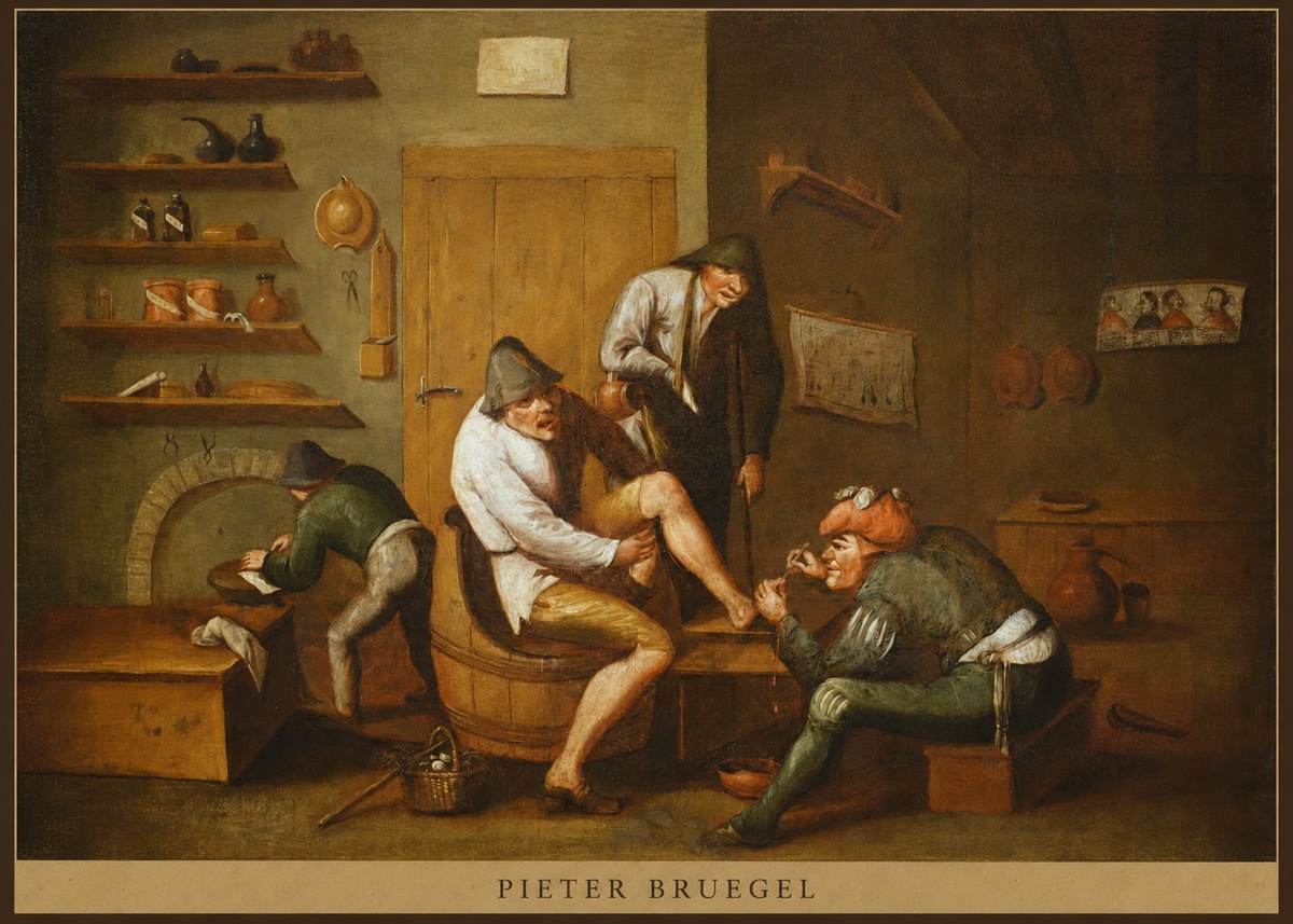 Pieter Bruegel The Foot Operation No5 - Juliste
