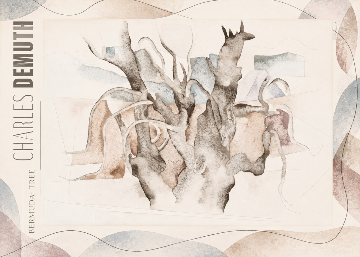 Charles Demuth Bermuda: Tree No4 - Juliste