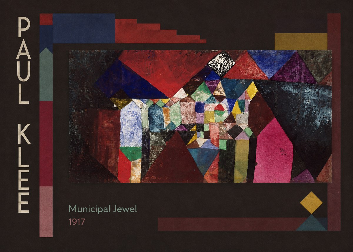 Paul Klee Municipal Jewel No3 - Juliste
