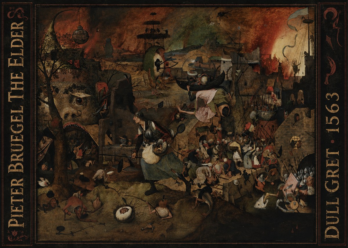 Pieter Bruegel Dull Gret III No5 - Juliste