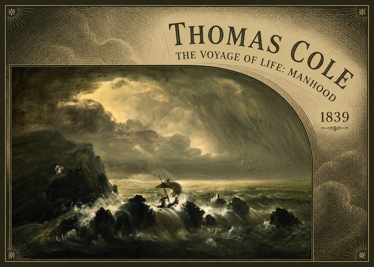 Thomas Cole The Voyage of Life: Manhood IV No5 - Juliste