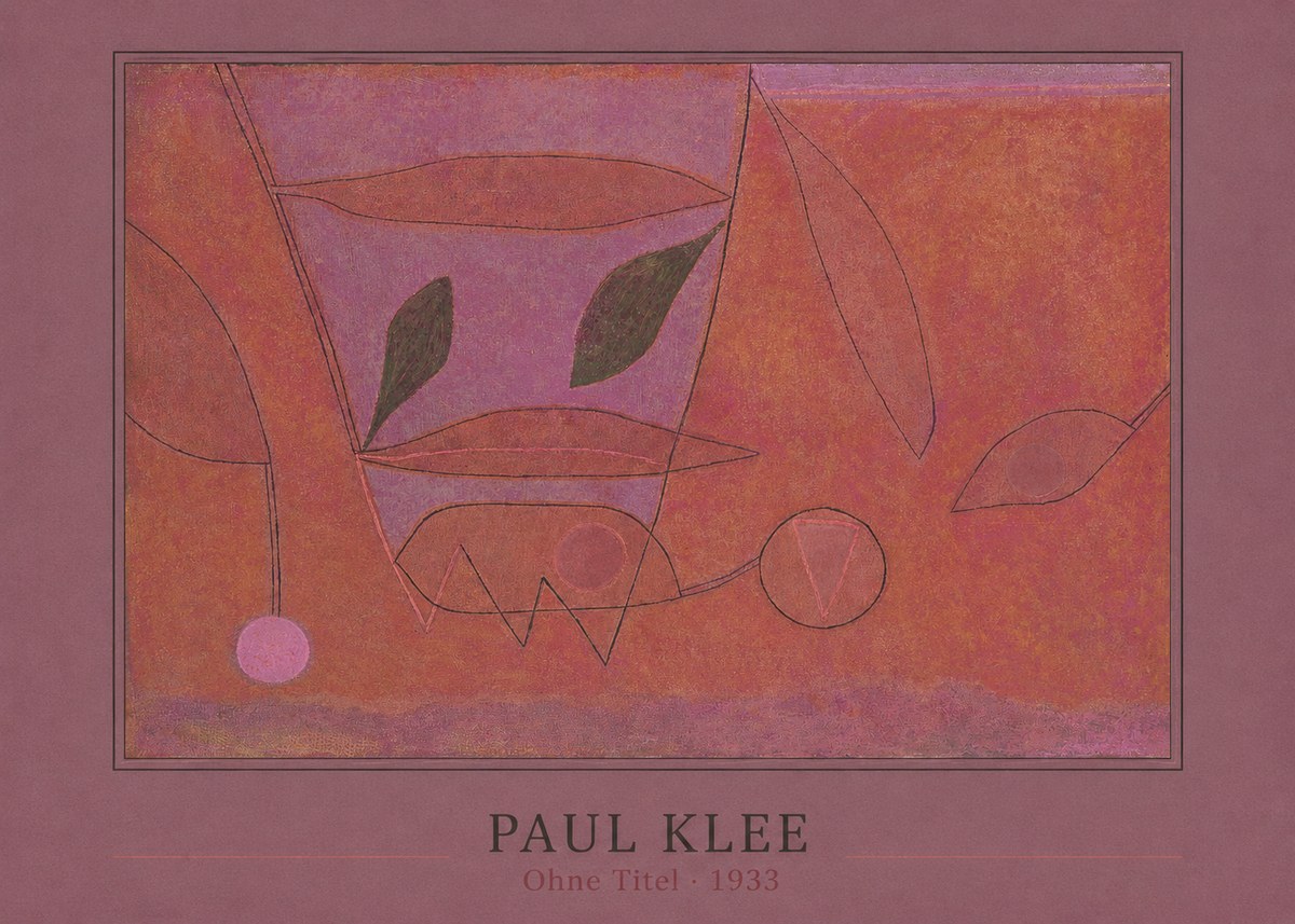Paul Klee Ohne Titel II No3 - Juliste