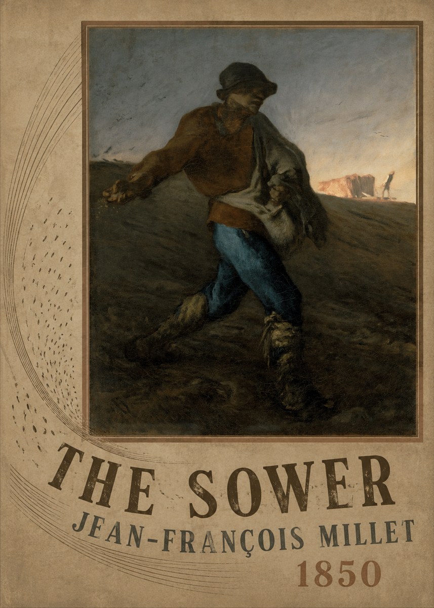 Jean-François Millet The Sower II No2 - Juliste