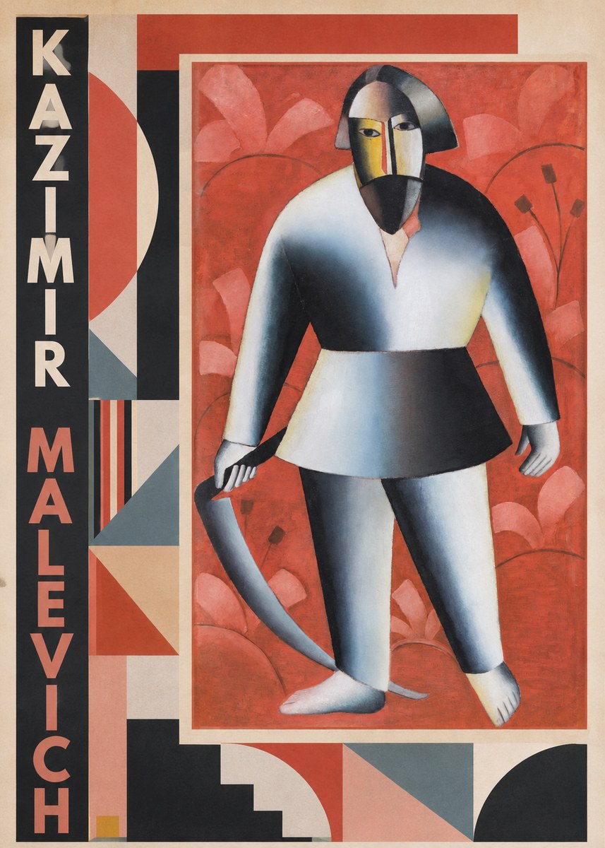 Kazimir Malevich Peasant with Scythe No2 - Juliste