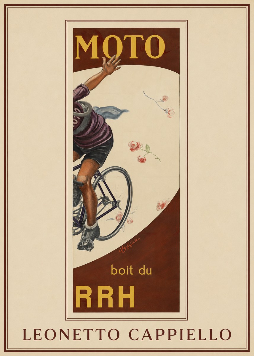 Leonetto Cappiello Moto Rrh No1 - Juliste
