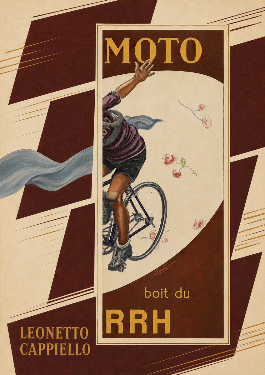 Leonetto Cappiello Moto Rrh No6 - Juliste