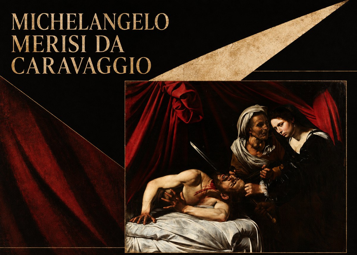 Michelangelo Merisi da Caravaggio Judith Beheading Holofernes III No6 - Juliste