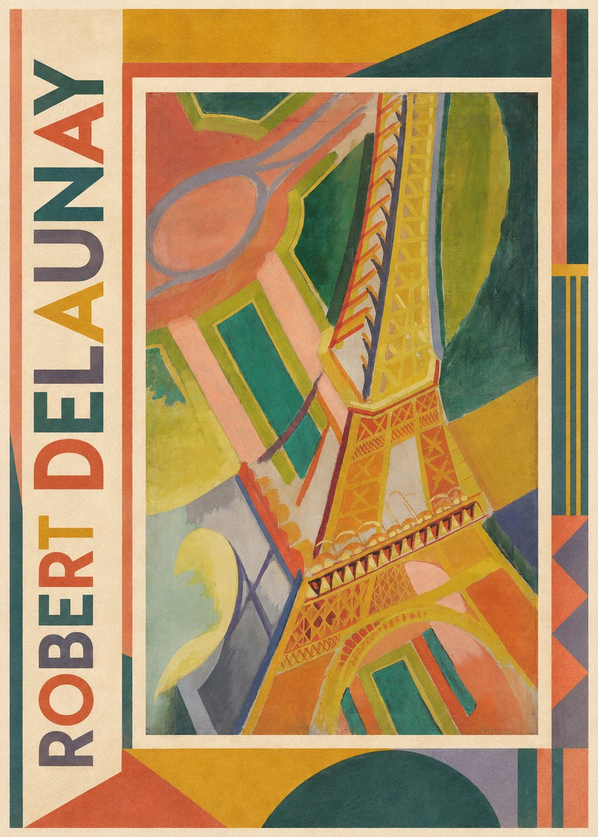 Robert Delaunay The Eiffel Tower No1 - Juliste