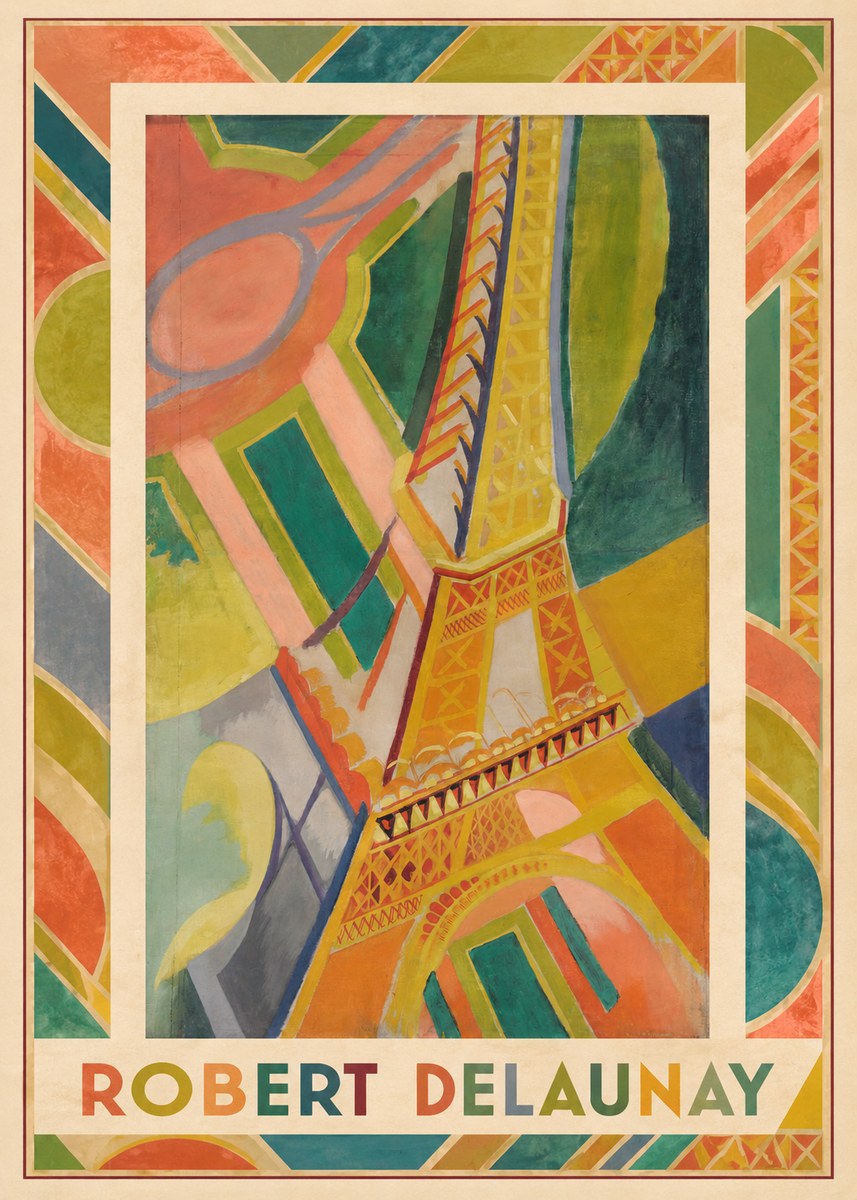 Robert Delaunay The Eiffel Tower No3 - Juliste