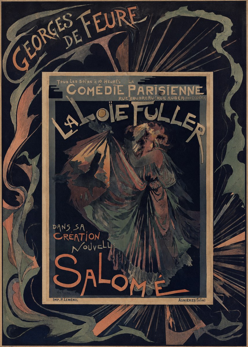 Georges de Feure La Loïe Fuller - Salomé III No4 - Juliste
