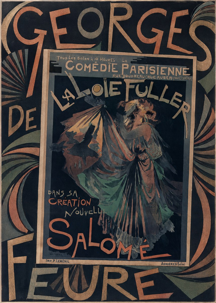 Georges de Feure La Loïe Fuller - Salomé III No5 - Juliste