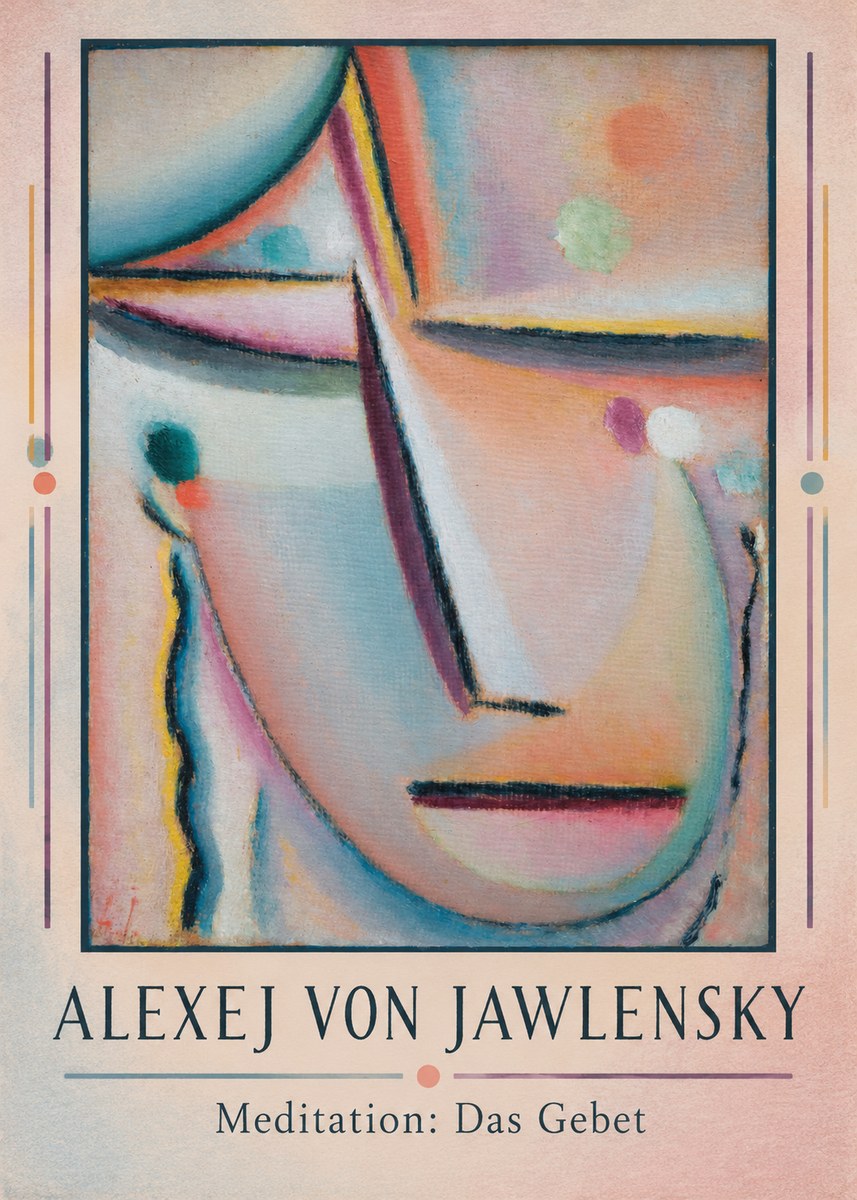 Alexej von Jawlensky Meditation: Das Gebet No1 - Juliste