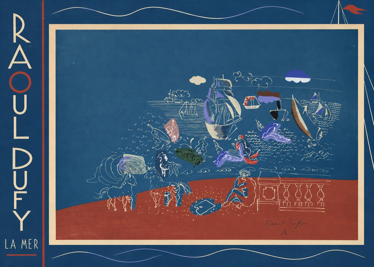 Raoul Dufy La Mer No2 - Juliste