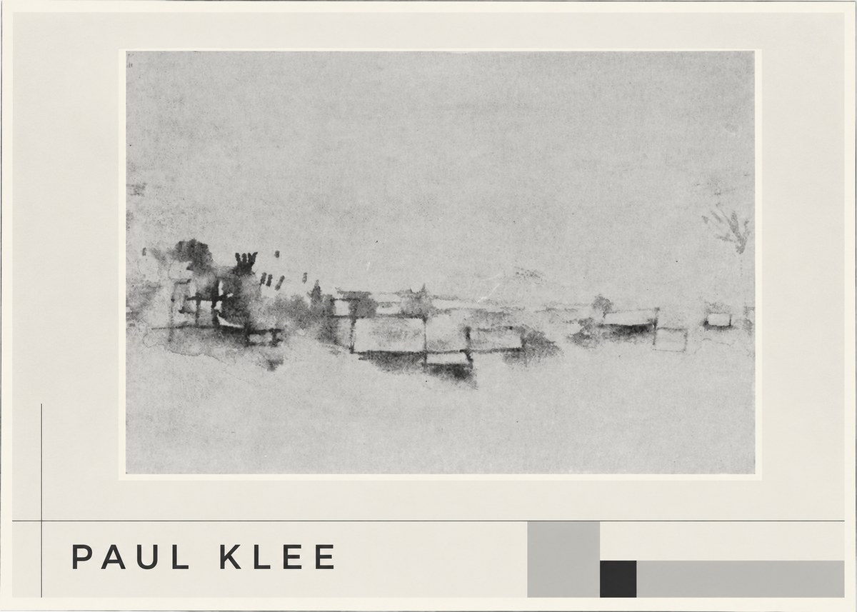 Paul Klee View of the Valley No1 - Juliste
