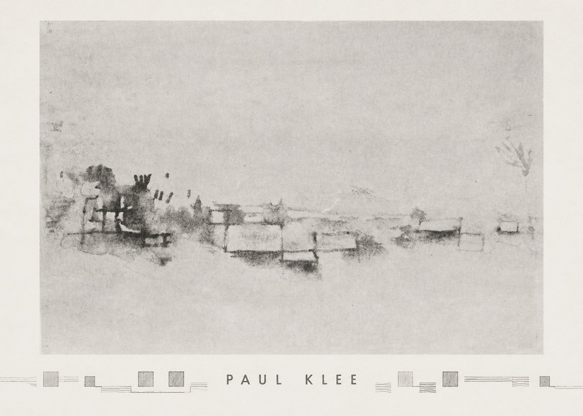 Paul Klee View of the Valley No3 - Juliste