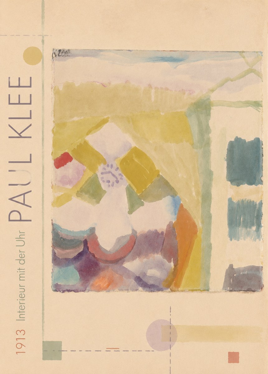 Paul Klee Interieur Mit Der Uhr I No2 - Juliste