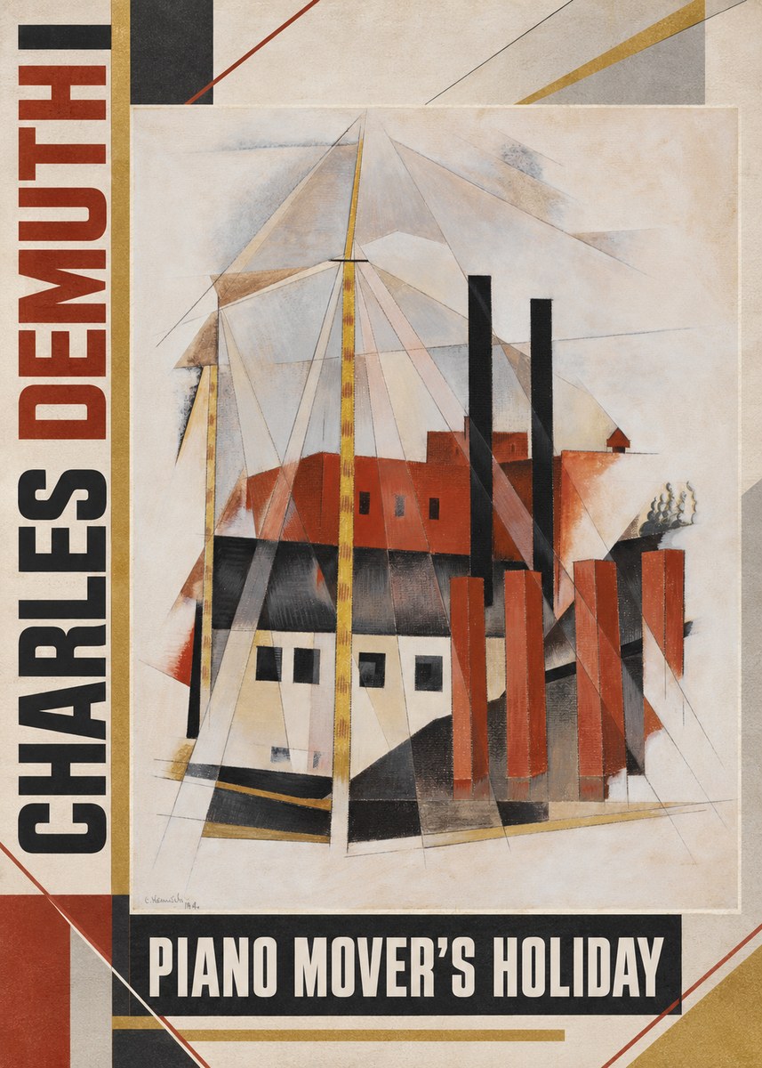 Charles Demuth Piano Mover's Holiday No2 - Juliste