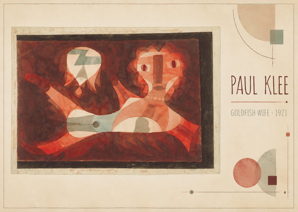 Paul Klee Goldfish Wife No3 - Juliste