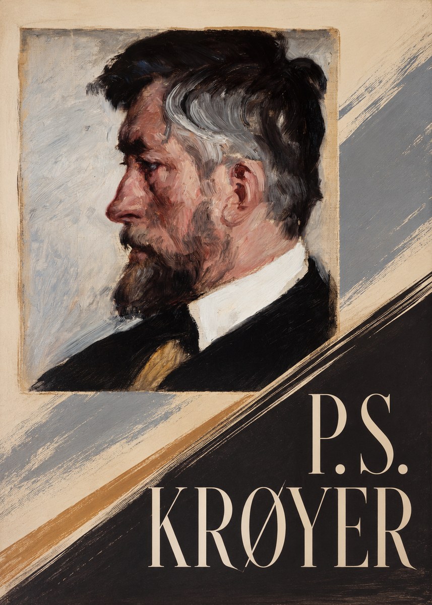 P.S. Krøyer Self-portrait IV No6 - Juliste