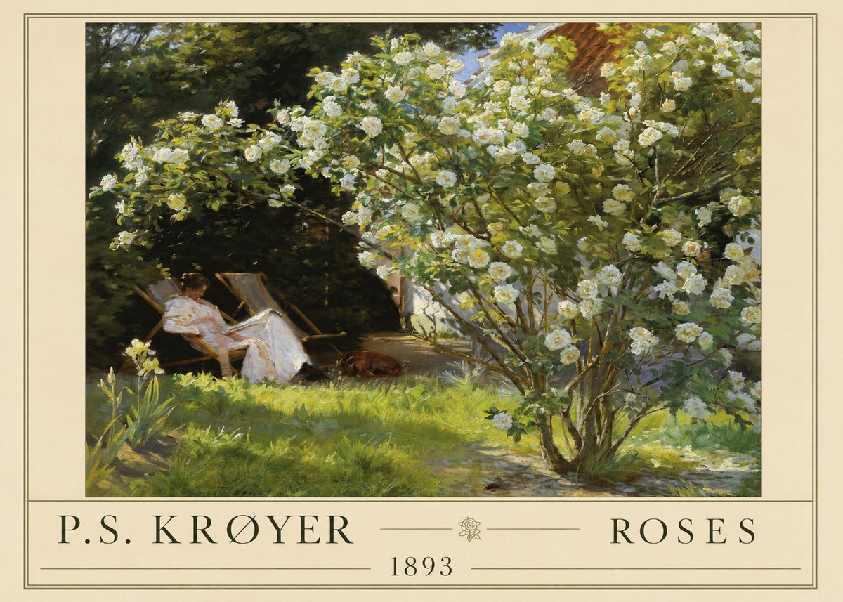 P.S. Krøyer Roses No1 - Juliste