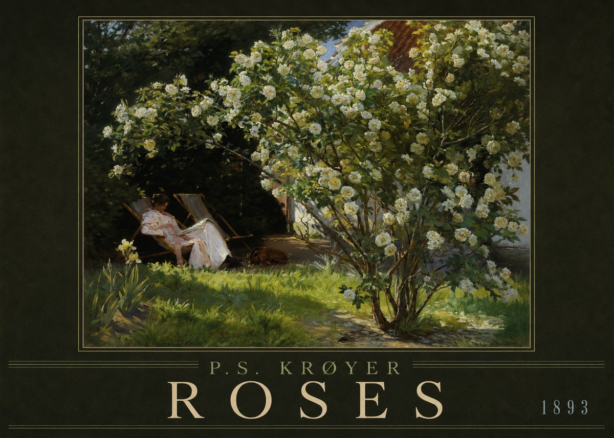 P.S. Krøyer Roses No5 - Juliste