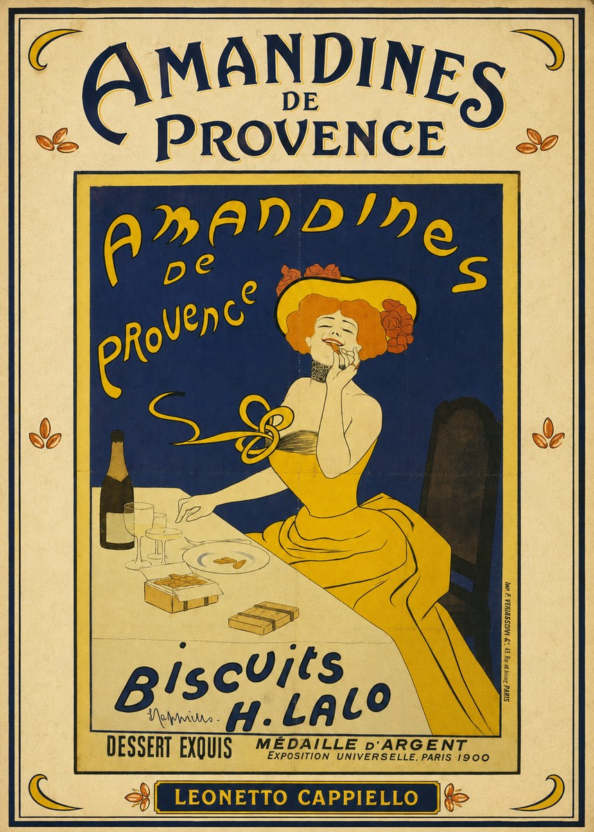 Leonetto Cappiello Amandines De Provence Biscuits H. Lalo III No3 - Juliste