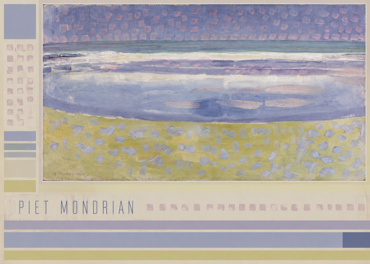 Piet Mondrian The Sea No2 - Juliste