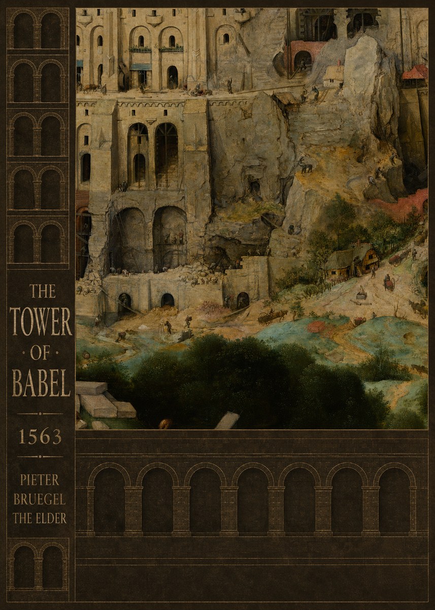 Pieter Bruegel The Tower of Babel XVII No4 - Juliste