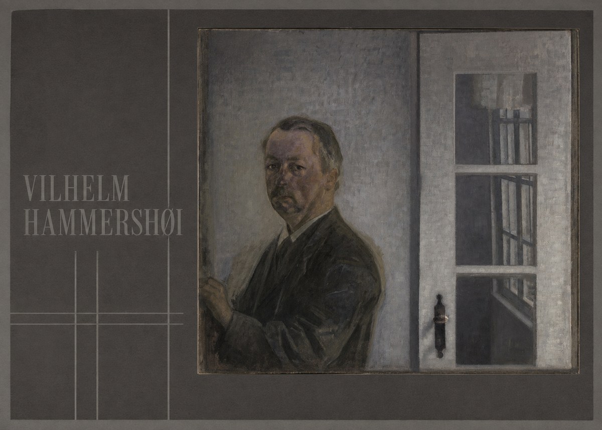 Vilhelm Hammershøi Self-portrait II No3 - Juliste