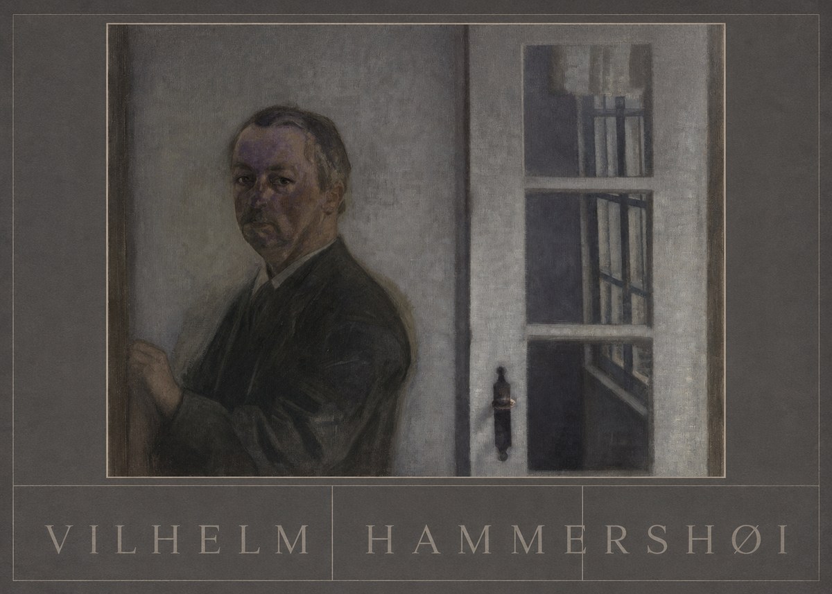 Vilhelm Hammershøi Self-portrait II No4 - Juliste