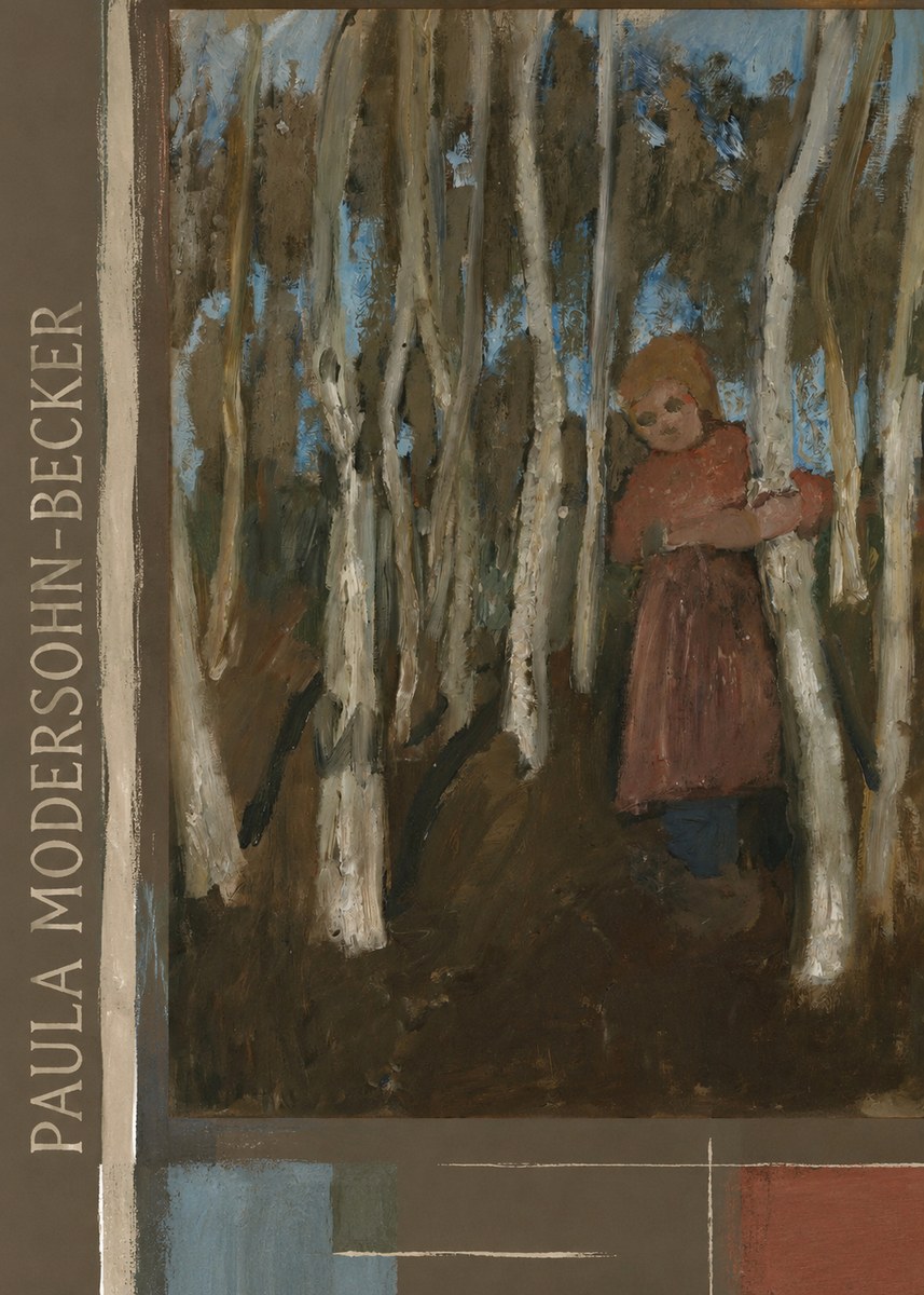 Paula Modersohn-Becker Girl in a Birch Forest No2 - Juliste