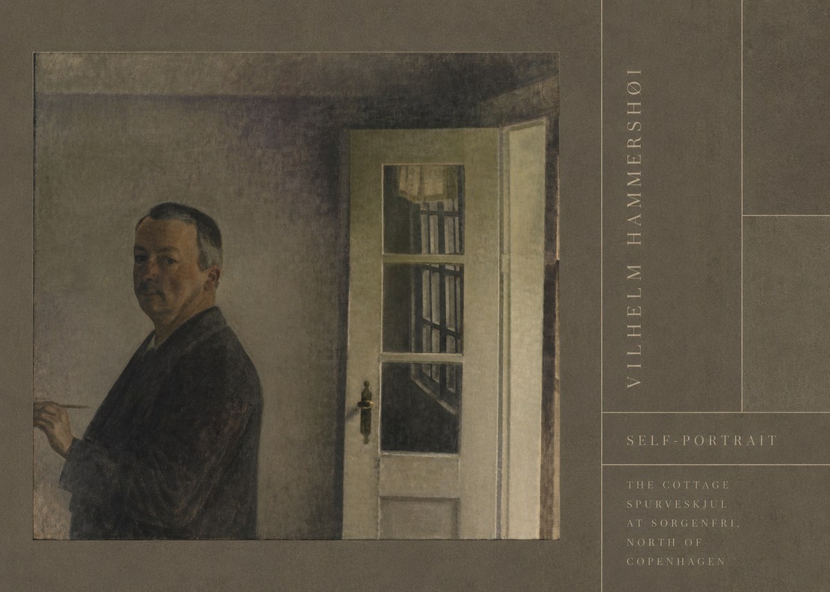 Vilhelm Hammershøi Self-portrait. the Cottage Spurveskjul at Sorgenfri, North of Copenhagen No2 - Juliste