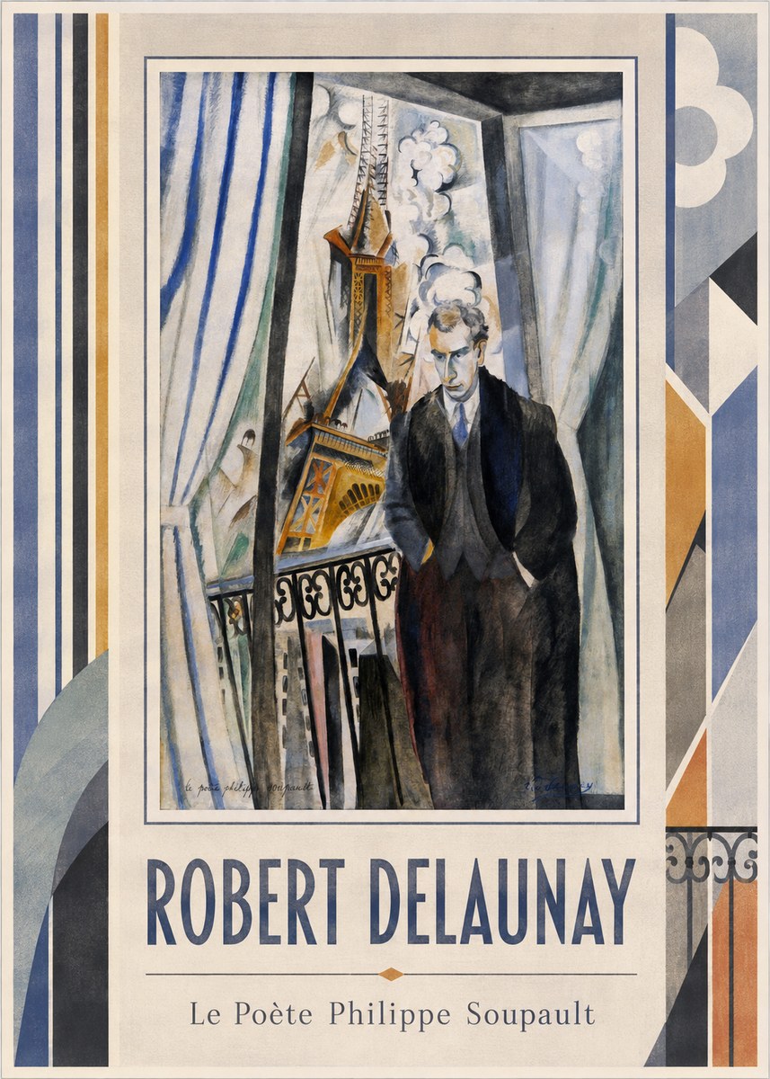 Robert Delaunay Le Poète Philippe Soupault No1 - Juliste