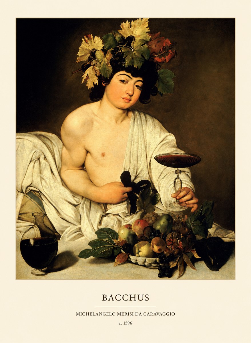 Michelangelo Merisi da Caravaggio Bacchus III No6 - Juliste