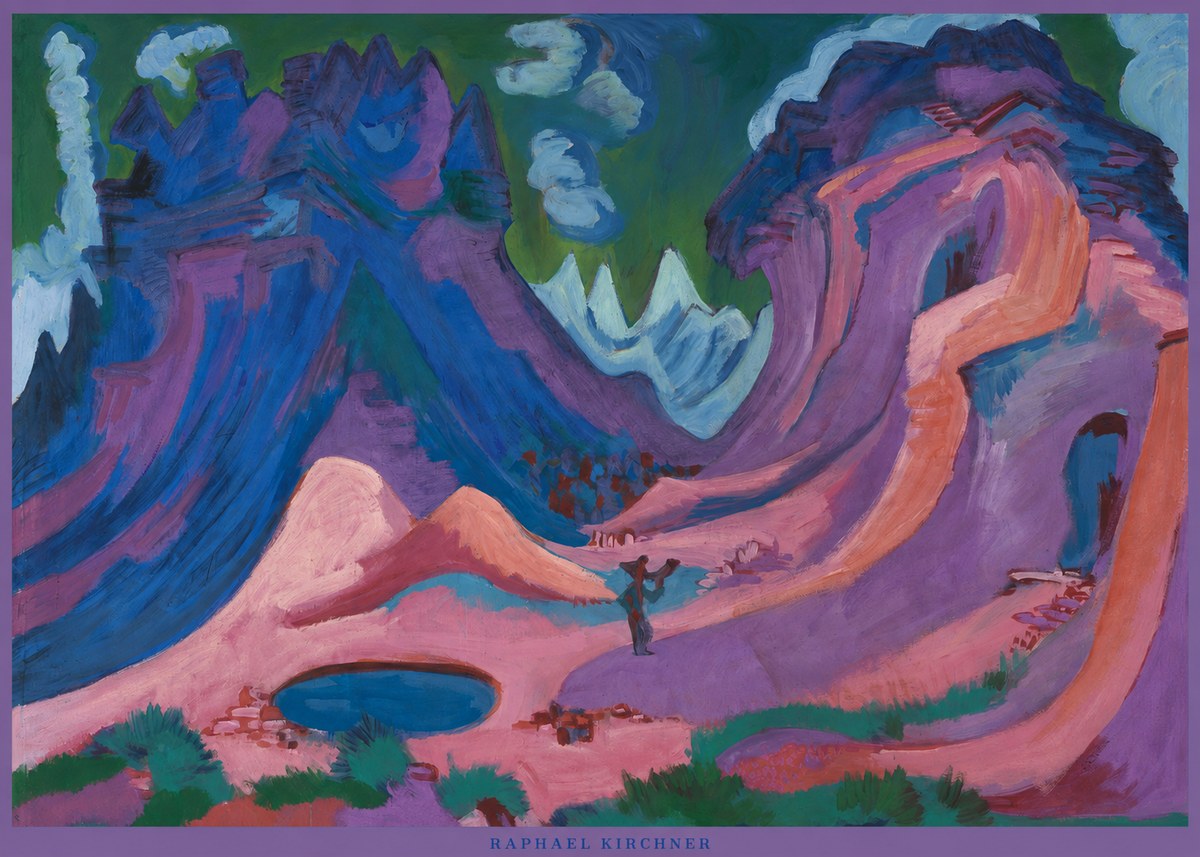 Raphael Kirchner Mountain Landscape II No5 - Juliste
