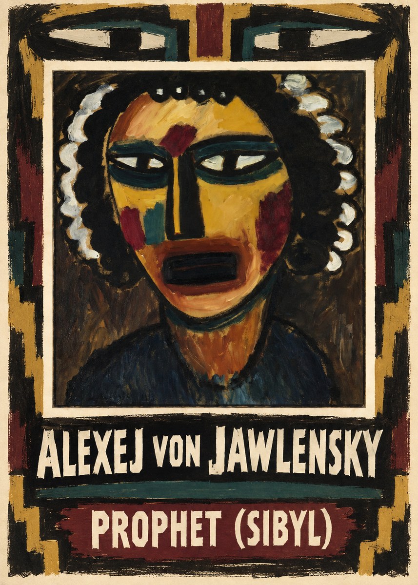 Alexej von Jawlensky Prophet (Sibil) No4 - Juliste