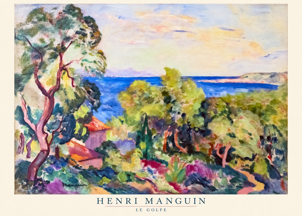 Henri Manguin Le Golfe No6 - Juliste