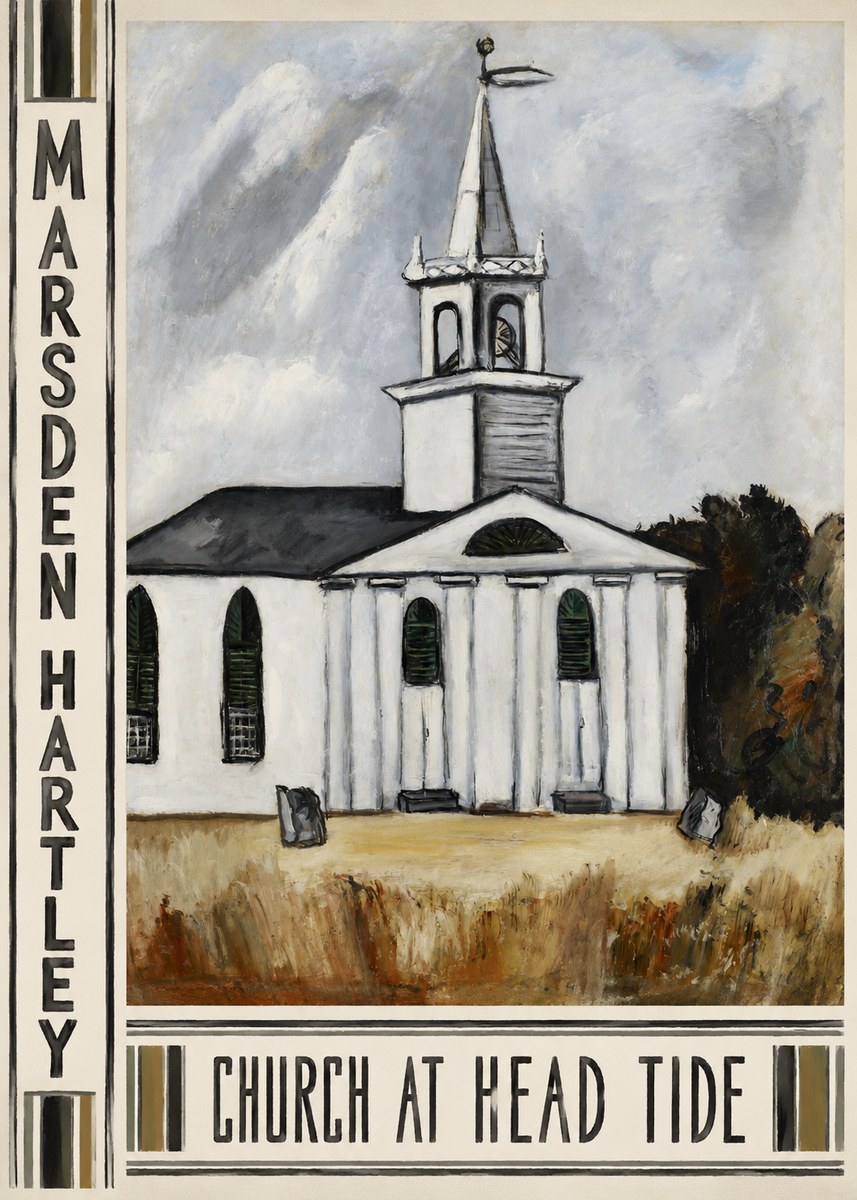 Marsden Hartley Church at Head Tide No3 - Juliste