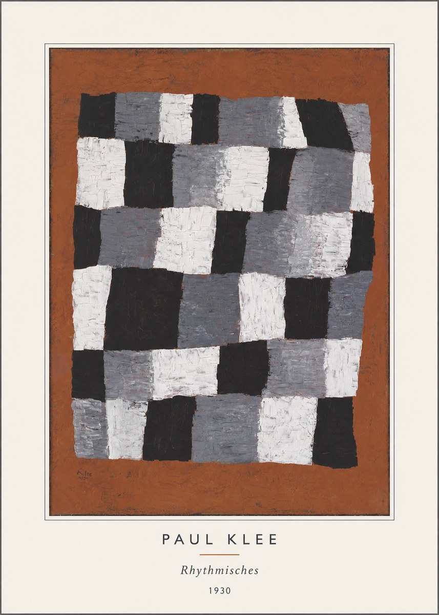 Paul Klee Rhythmisches No5 - Juliste