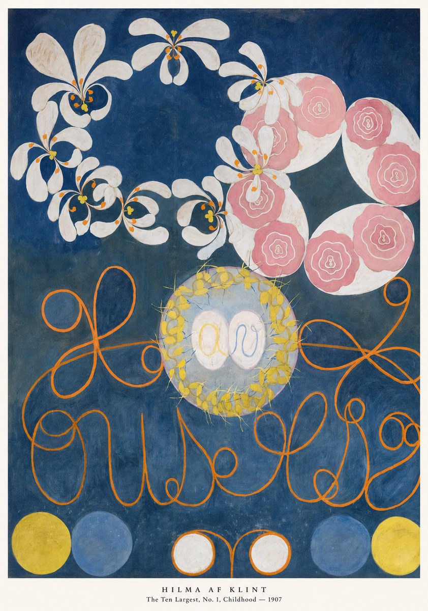 Hilma af Klint The Ten Largest, No. 1, Childhood I No5 - Juliste