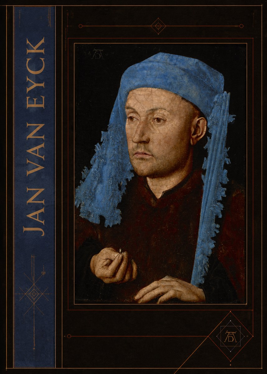 Jan van Eyck Portrait of a Man (Léal Souvenir) No2 - Juliste