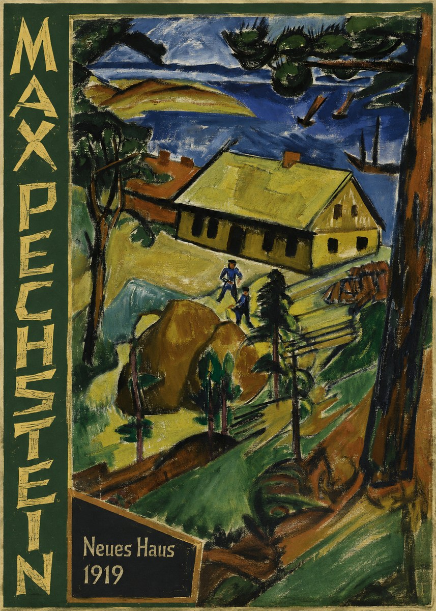 Max Pechstein Neues Haus No2 - Juliste