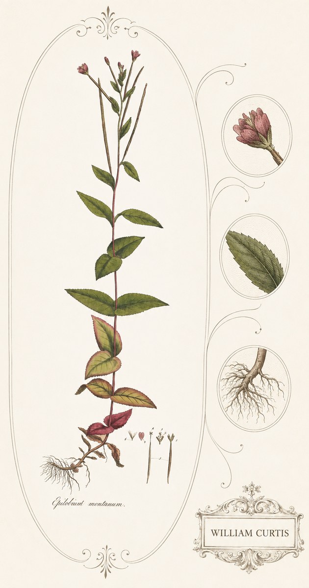 William Curtis Epilobium Montanum. No4 - Juliste