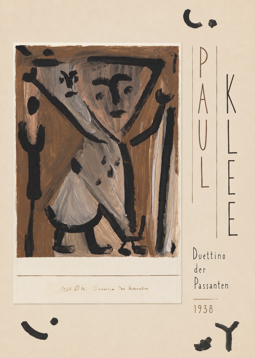 Paul Klee Duettino Der Passanten No5 - Juliste