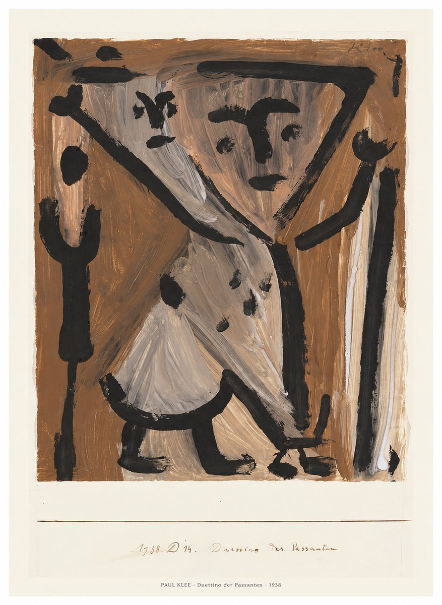 Paul Klee Duettino Der Passanten No6 - Juliste
