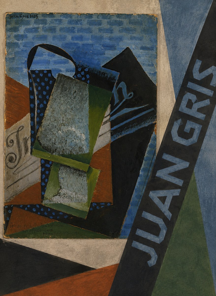 Juan Gris Still Life with Fruit Bowl and Bottle No6 - Juliste