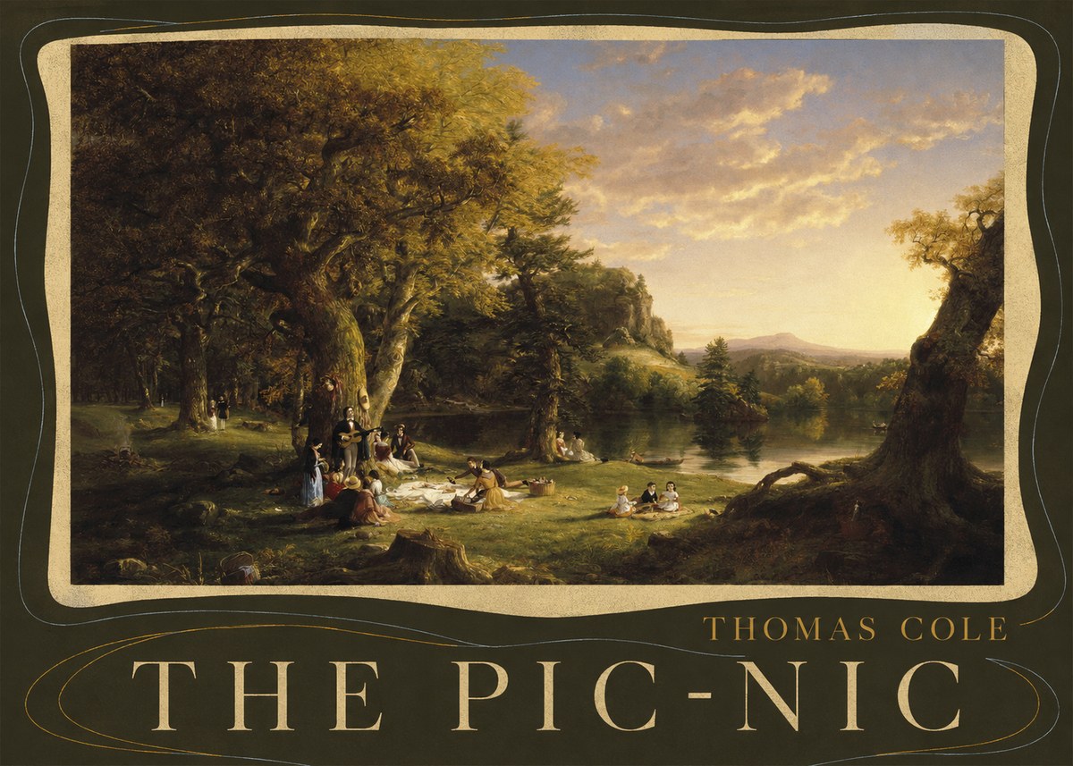 Thomas Cole The Pic-nic II No3 - Juliste